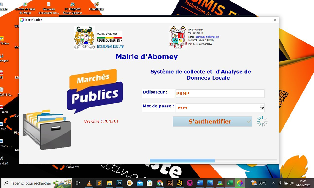 Conception et Réalisation d'un logiciel de collecte et d'analyse des données relatives aux marchés publics