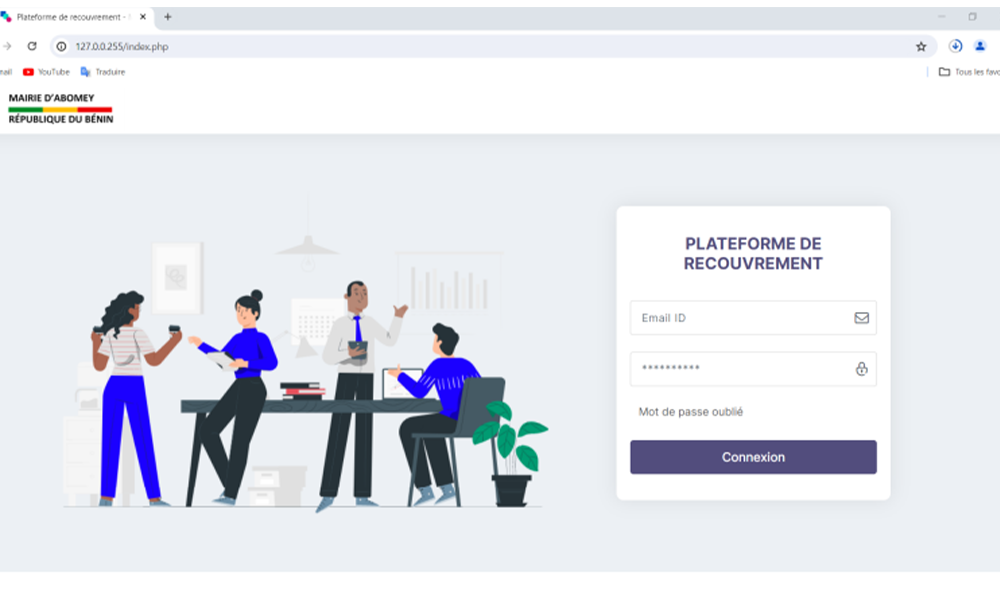 Conception et Développement d'une application de recouvement des recettes non fiscales au profit de la Commune d'Abomey